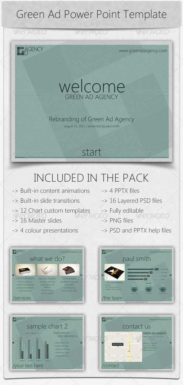 Advertising Agency Rate Card Template