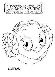 Angry Birds Star Wars Coloring Pages To Print