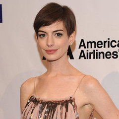 Anne Hathaway Flashes Getting Out Of Car