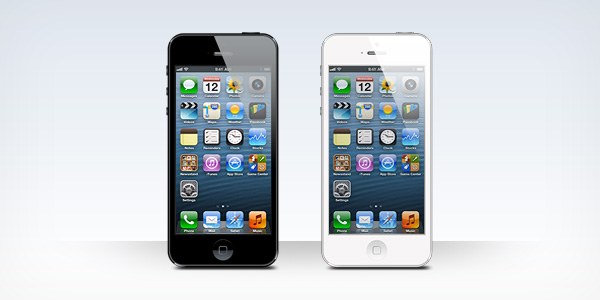 Apple Iphone 5 White And Black