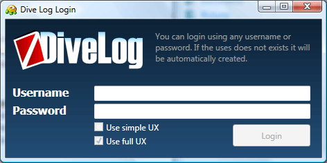 Application Login Screen Design