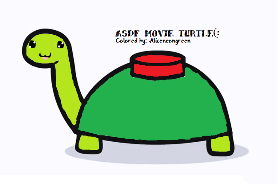 Asdf Movie Mine Turtle Shirt