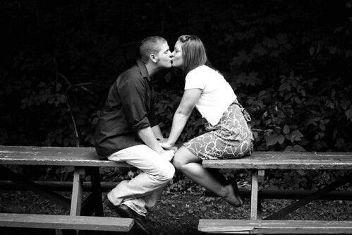 Black And White Photos Of People Kissing