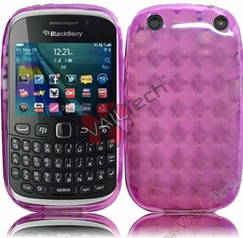 Blackberry Curve 9320 Purple Penguin Case