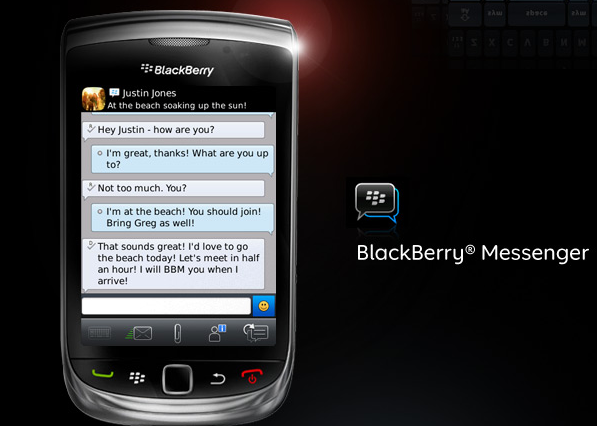 Blackberry Torch 9800 Blackberry Messenger