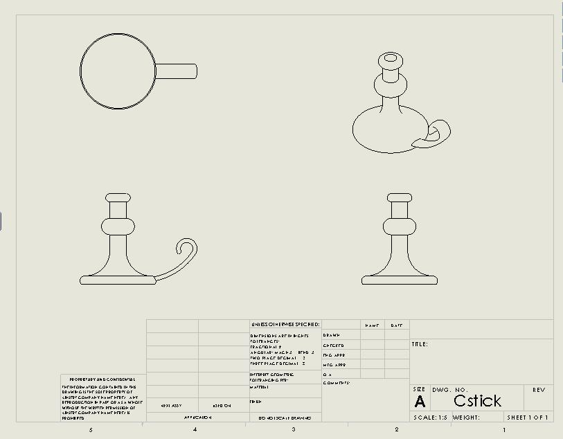 Candlestick Drawing