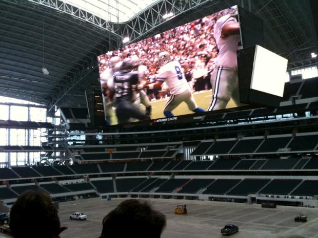 Dallas Cowboys Stadium Tv Screen