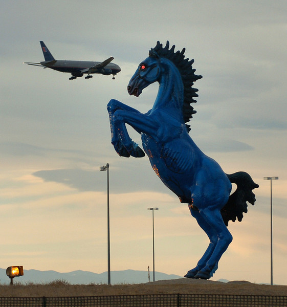 Denver Airport Horse Sculpture