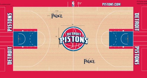 Detroit Pistons Logo Font