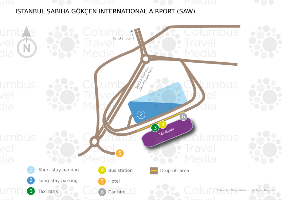 Dubai International Airport Map