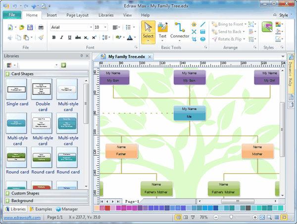 Family Tree Template Free Excel