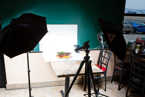 Food Photography Setup
