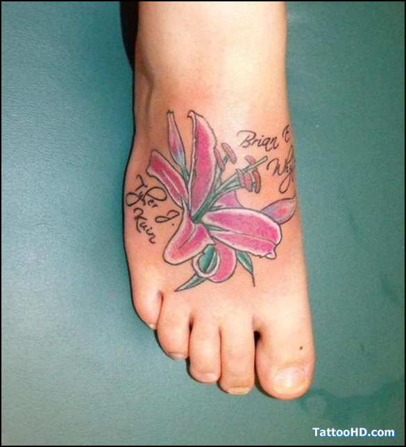 Foot Tattoos Designs For Women