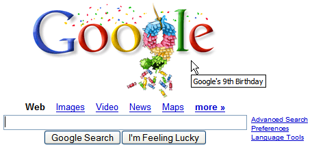 Google Homepage Designs