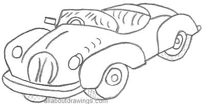 How To Draw A Cartoon Car Easy