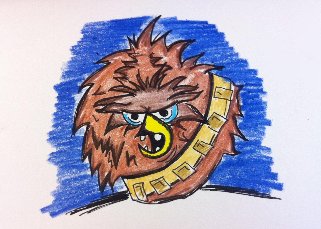 How To Draw Angry Birds Star Wars Characters