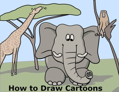 How To Draw Cartoons Step By Step For Kids
