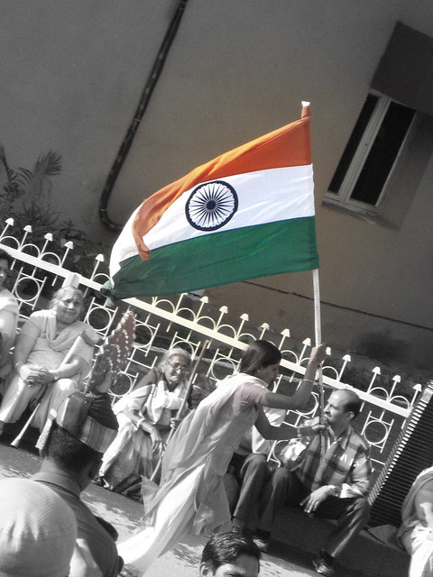 Indian Flag Flying
