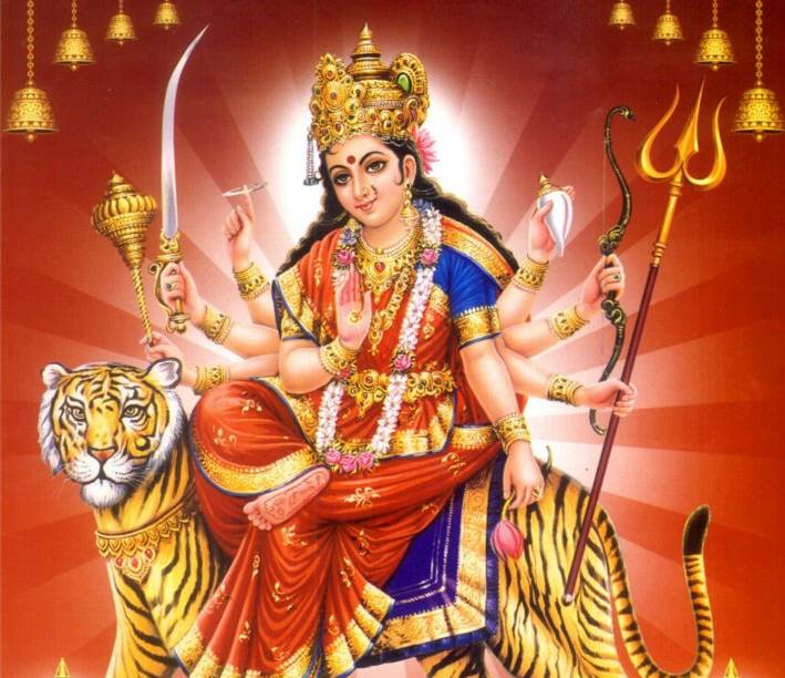 Indian God Durga