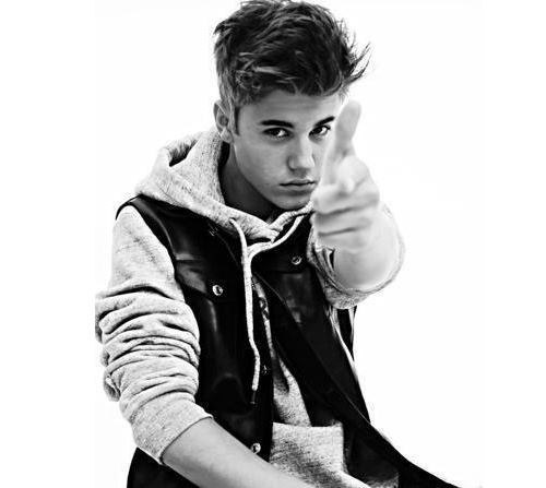 Justin Bieber Black And White Photoshoot