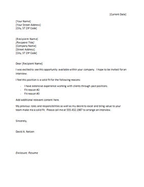Cover letter examples for janitor position