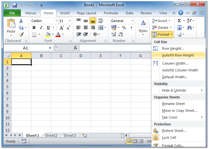 Microsoft Excel 2007 Ribbon