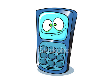 Mobile Phone Cartoon Images