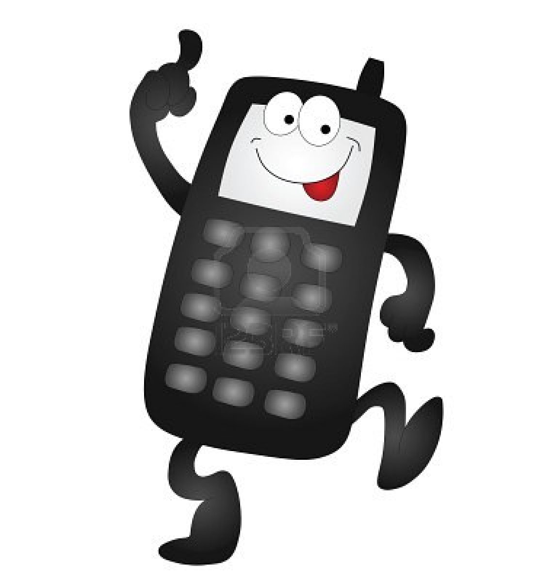 Mobile Phone Cartoon Images