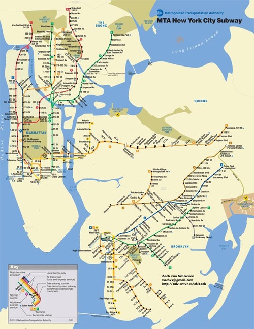 Mta Nyc Subway Map Pdf