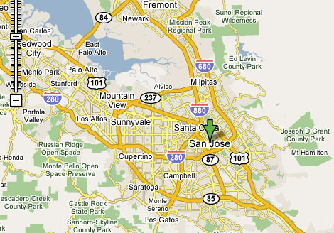 San Jose Ca Map