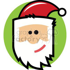 Santa Claus Face Clipart