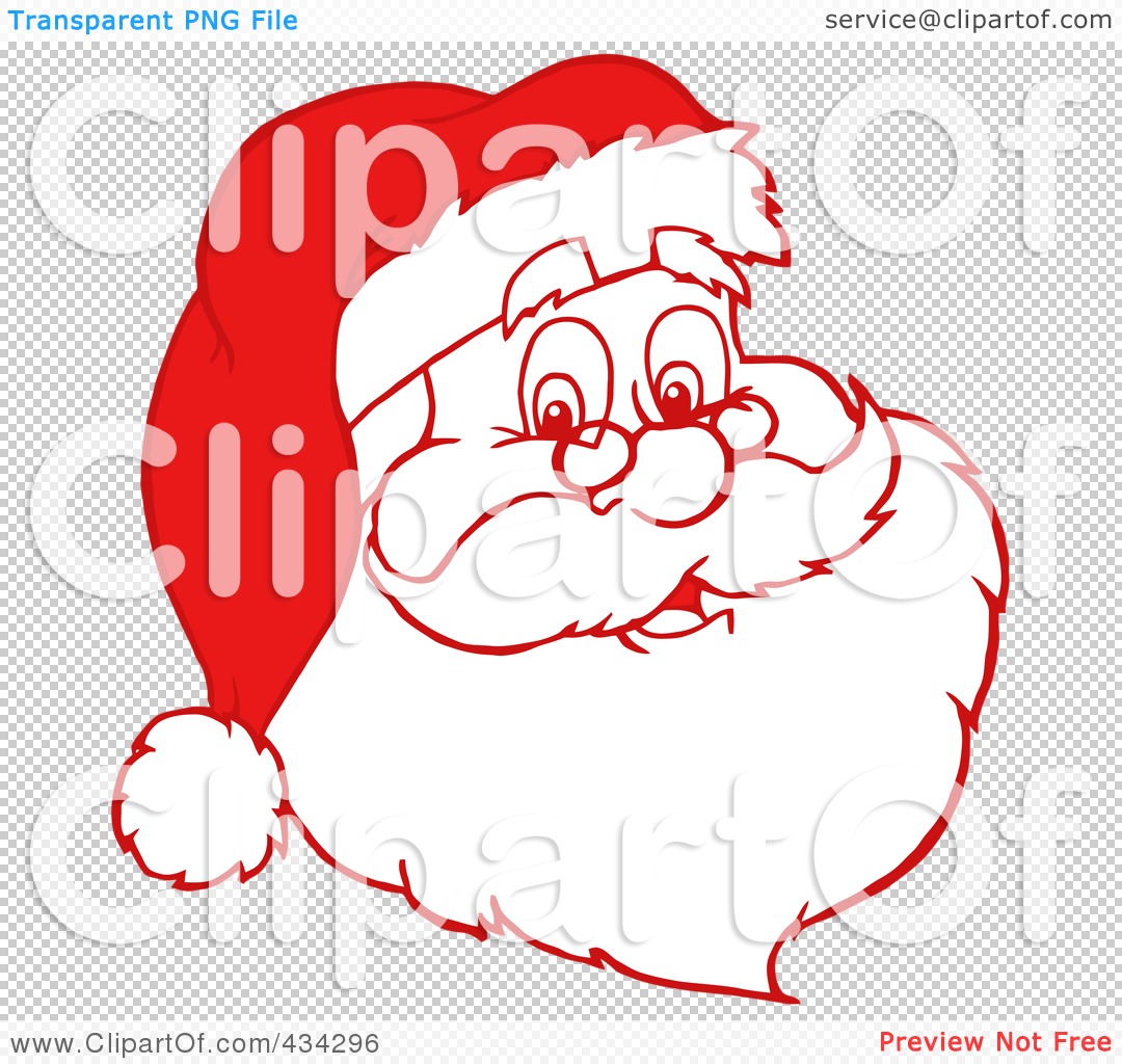 Santa Claus Face Clipart