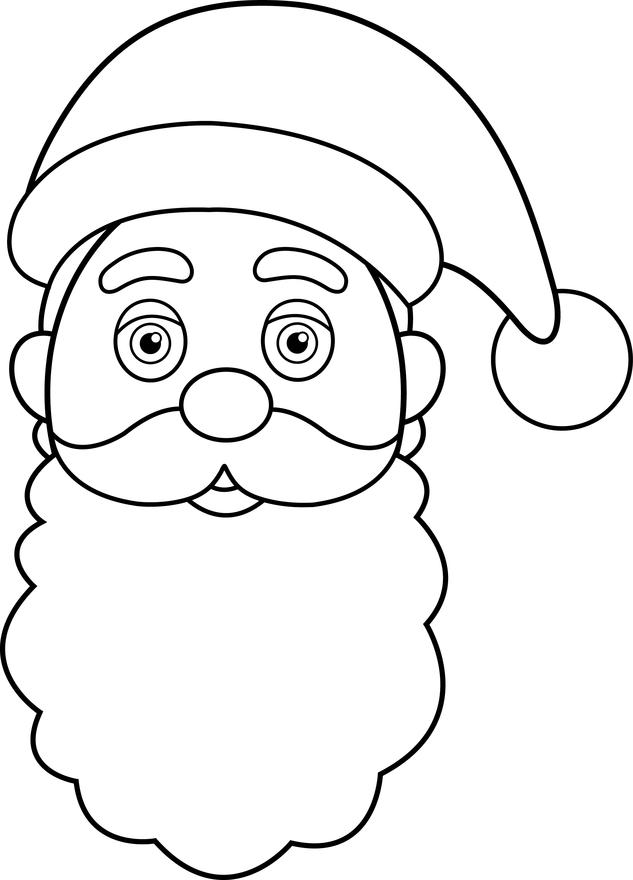 Santa Claus Face Images