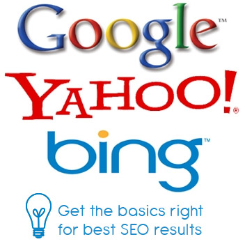 Search Engines Google Yahoo Bing