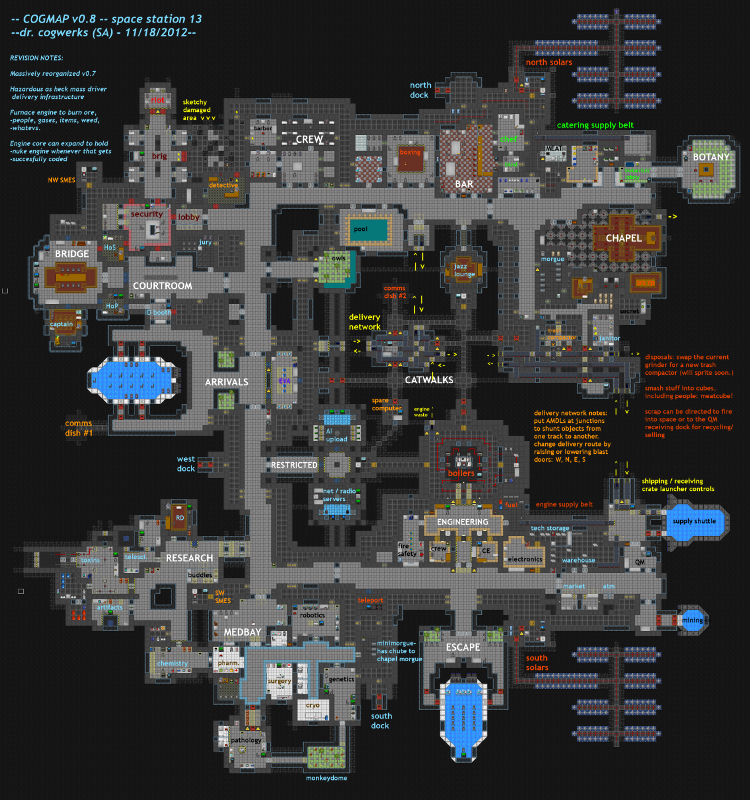 Space Station 13 Map