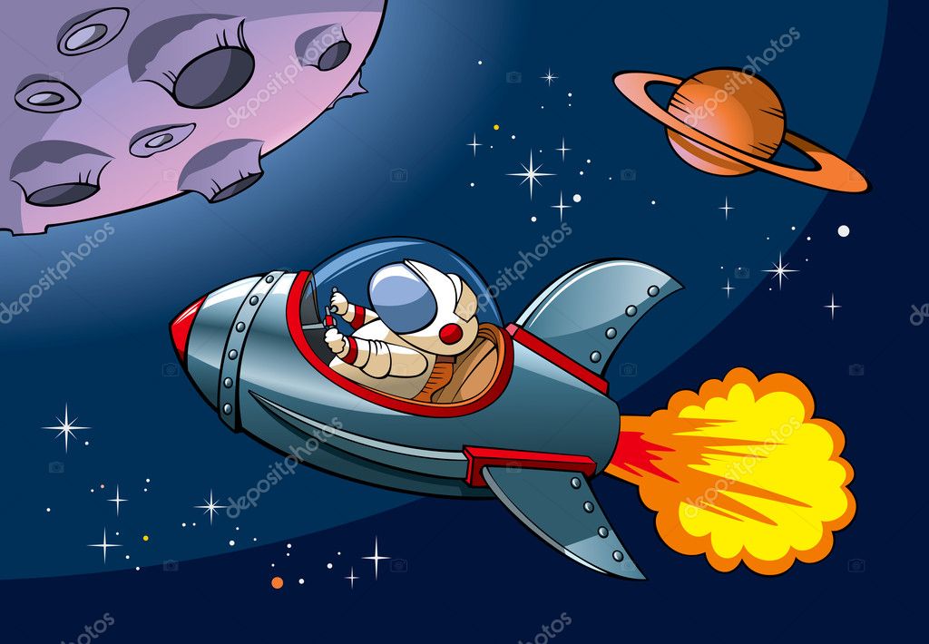 Spaceship Cartoon