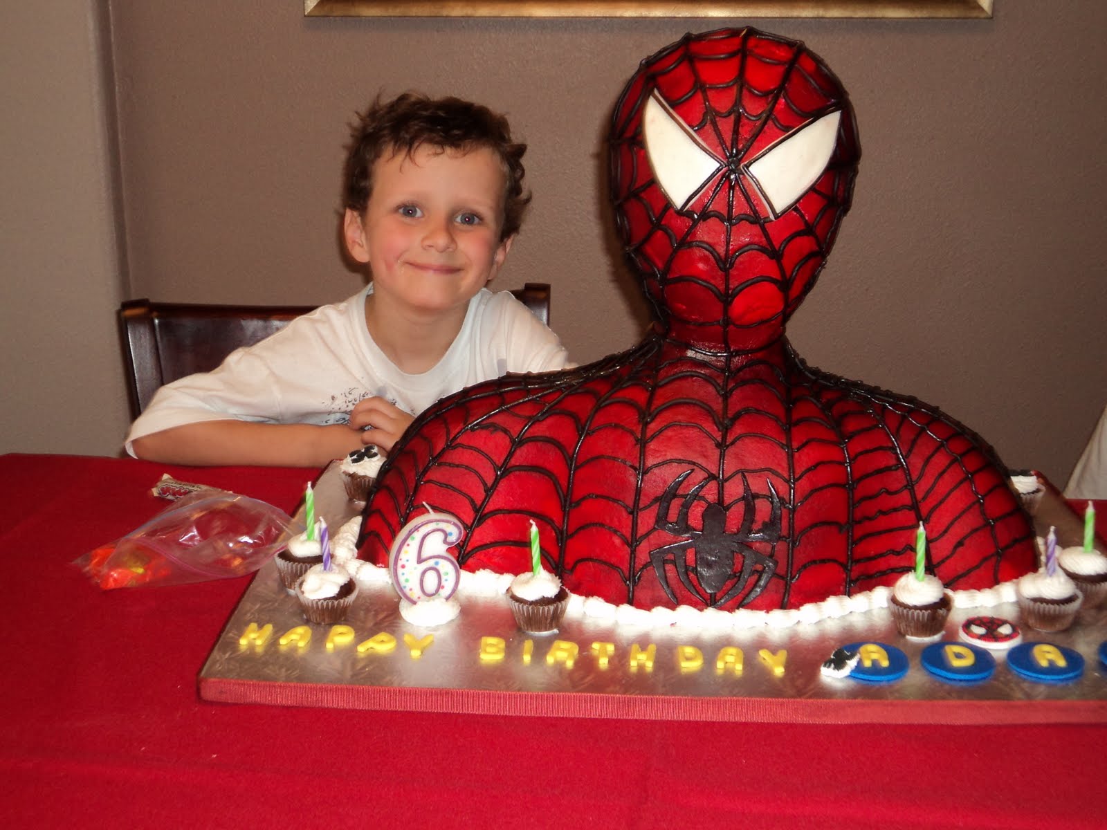 Spider Man 3d Cake