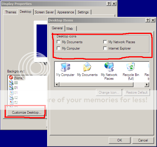 Windows Xp Desktop Icons Keep Moving