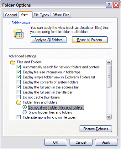Windows Xp Desktop Icons Missing Virus
