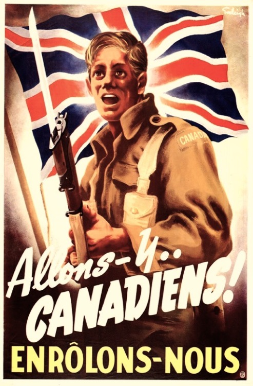 World War 2 Posters Canada